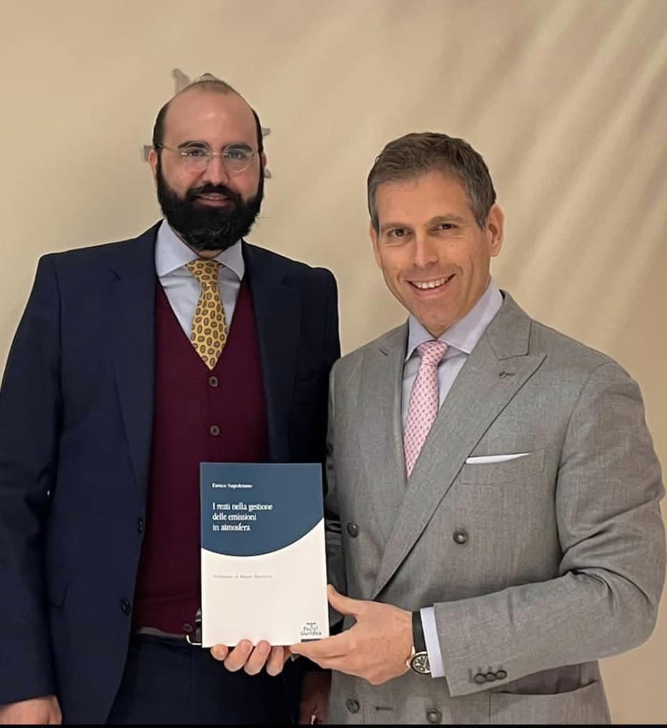 Domenico De Rosa alla presentazione del libro "I reati nella gestione delle emissioni in atmosfera, del professore Enrico Napoletano