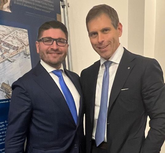 Domenico De Rosa con il Presidente Pino Musolino